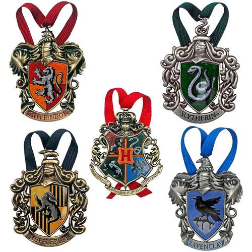 Harry Potter Hogwarts set božićnih ukrasa slika 1