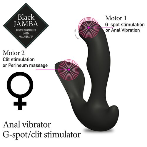 Analni vibrator FeelzToys - Black Jamba slika 5