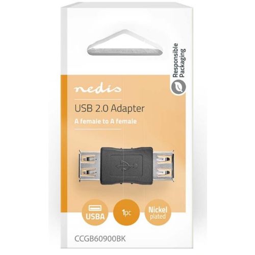CCGB60900BK Zensko-Zenski USB-A (F-F) Adapter slika 1