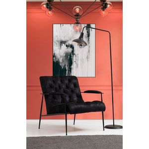 Atelier Del Sofa Fotelja wing MATILDA crna, Matilda - Black