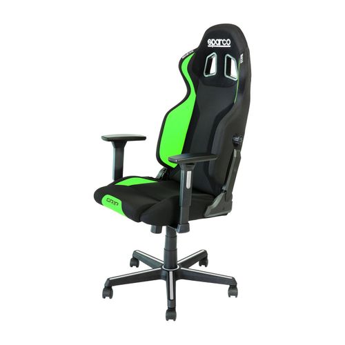 Sparco Grip Gaming Stolica, Crno/Zelena slika 1