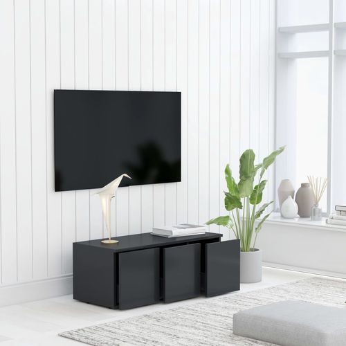 TV ormarić sivi 80 x 34 x 30 cm od iverice slika 14