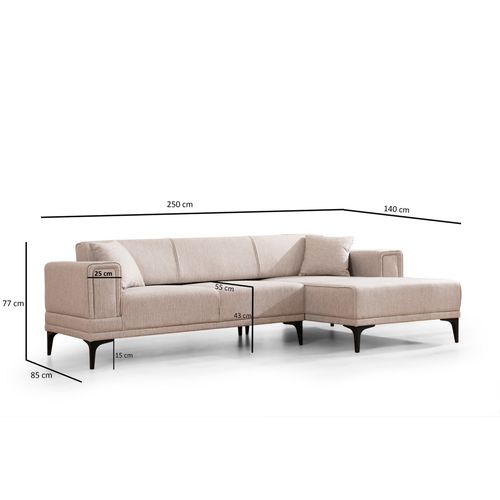 Ugaona Sofa-Krevet 'Horizon Right' - Svijetlo Smeđa slika 7