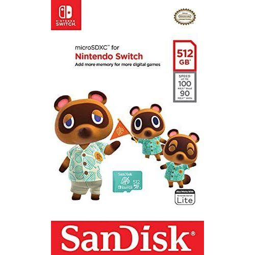 SanDisk SDXC 512GB micro 100MB/s R, 90MB/s W for Ninetendo Switch slika 2