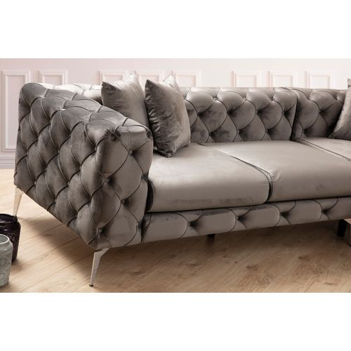 Atelier Del Sofa Kutna garnitura, Antracit, Como Right -Anthracite slika 3