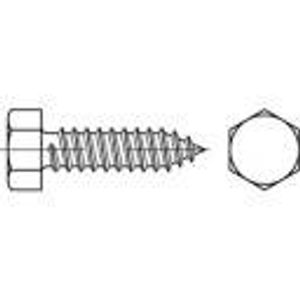 TOOLCRAFT 144582 vijci s šesterokutnom glavom za lim 5.5 mm 50 mm vanjski šesterokutni DIN 7976 čelik galvansko pocinčani 250 St.