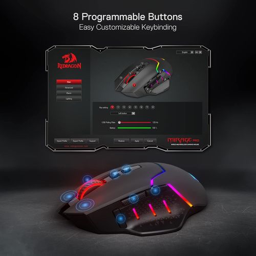 MOUSE - REDRAGON MIRAGE M690-PRO WIRELESS slika 13