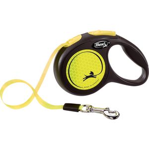 FLEXI NEW NEON VODILICA ZA PSE CRNA XS, 12kg, 3m