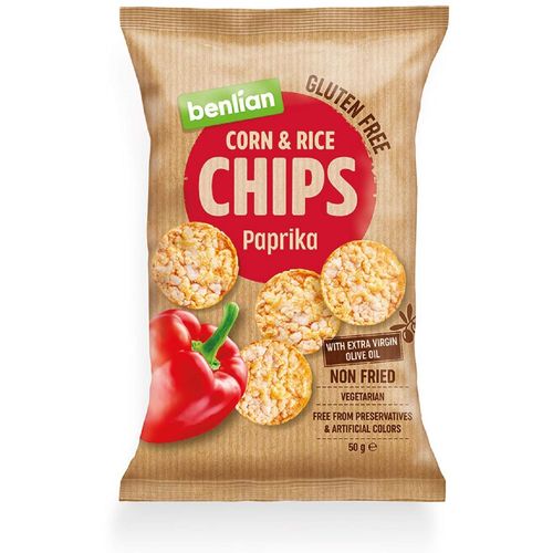 Benlian chips paprika  50 gr , gluten free slika 1