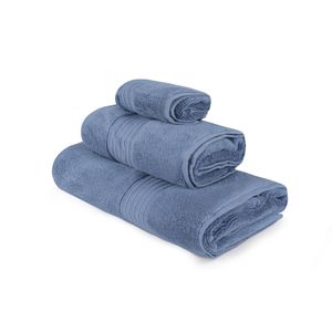 Chicago Set - Blue Blue Towel Set (3 Pieces)