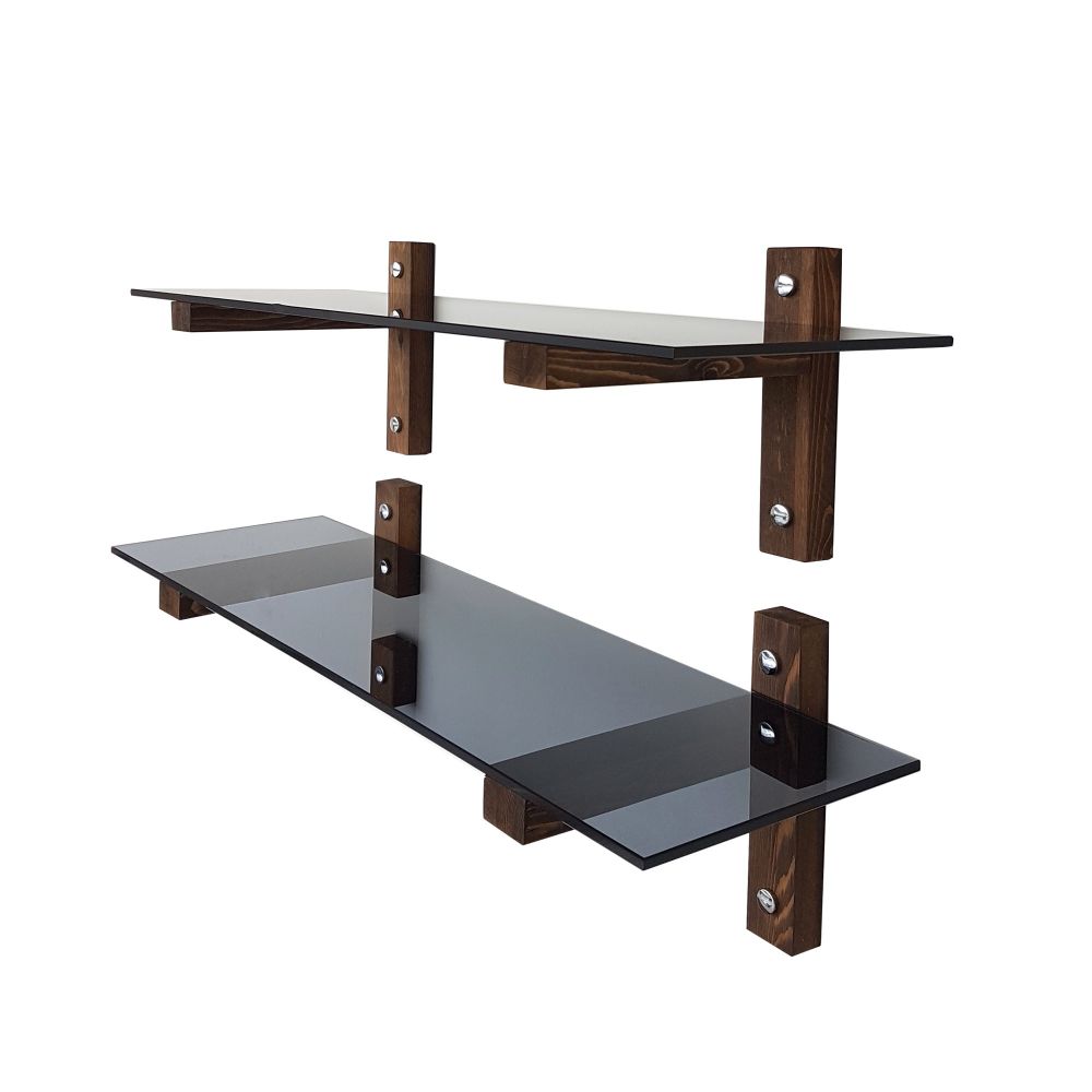 R202 Walnut Fume Zidna Polica slika 7