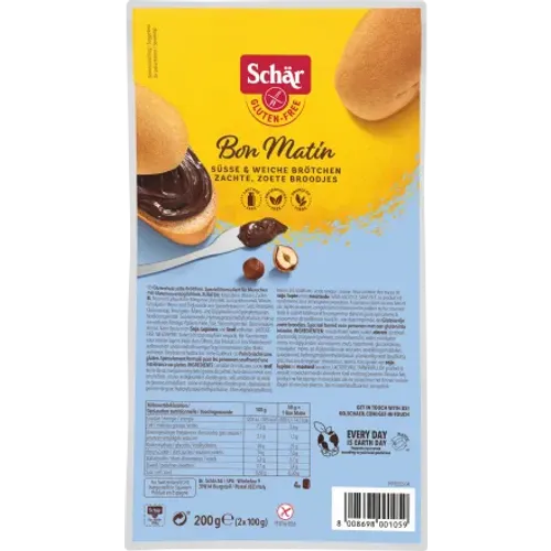 Dr. Schar bezglutenski slatki kruh Bon Matin 200g slika 1