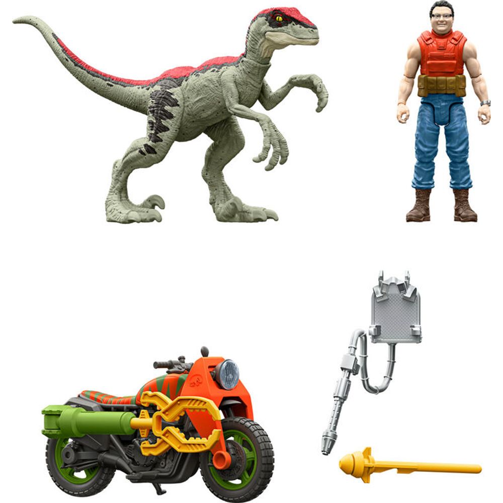 Jurassic Park HTP61 Set Dennis Nedry Track & Chase Pack slika 2