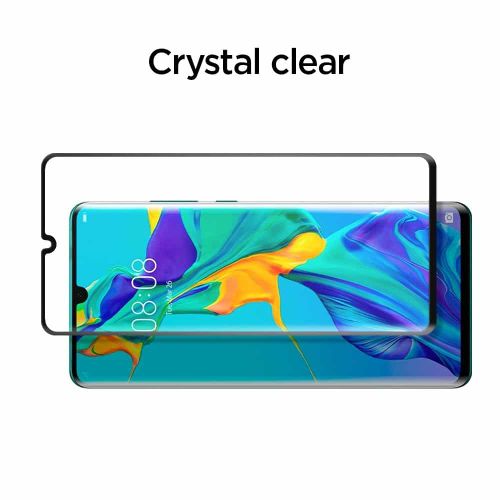 Spigen GLAS.TR Slim Huawei P30 Pro/P30 Pro New Edition, crna slika 5