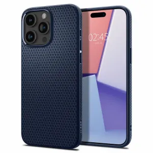 SPIGEN Liquid Air maska za IPHONE 15 PRO navy plava