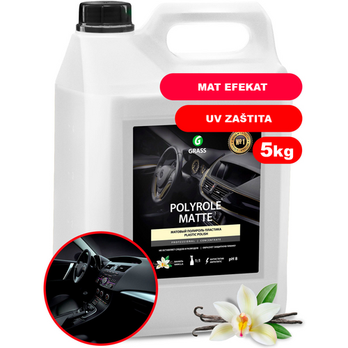 Grass POLYROLE MATTE VANILLA - Sredstvo za čišćenje i poliranje kontrolne table - 5kg slika 1