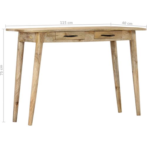 Konzolni stol od grubog masivnog drva manga 115 x 40 x 75 cm slika 24