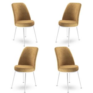 Dexa - Cappuccino, White Cappuccino
White Chair Set (4 Pieces)