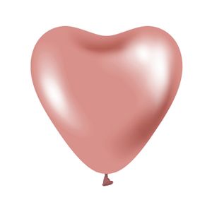CB-S6LR Balon Srce Platinasto Zlato 30cm, 6kom