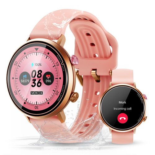 Oukitel BT60 pink Smart Watch ženski 230mAh/Heart rate/SpO2/Blood Pressure/Voice-Assist/Acceler slika 1