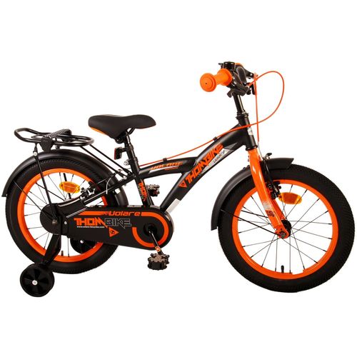 Dječji bicikl Volare Thombike 16" s dvije ručne kočnice crno-narančasti slika 2