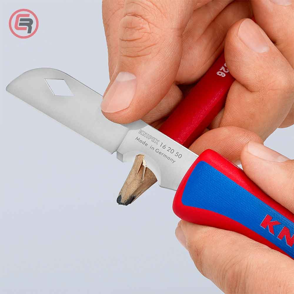 Knipex Nož Sklopivi Električarski 80 / 120mm - 16 20 50 SB slika 5
