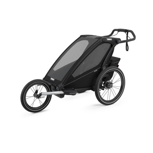 Thule Chariot Sport crna sportska dječja kolica i prikolica za bicikl za jedno dijete (4u1) slika 4