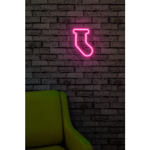 Wallity Ukrasna plastična LED rasvjeta, Socks - Pink slika 13