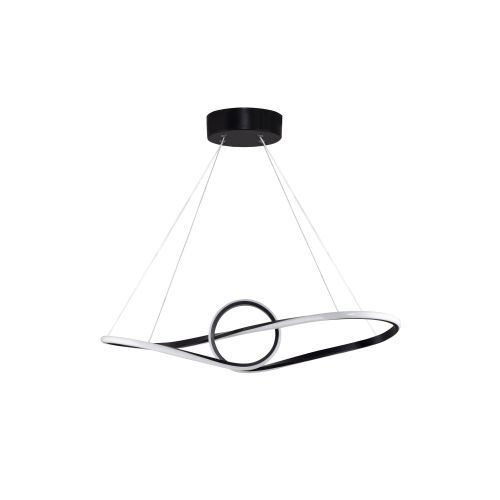 Canum Black-White Light Black Chandelier slika 3