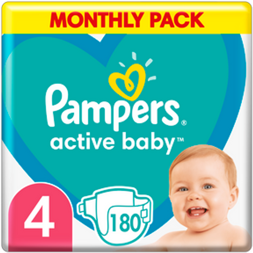 Pampers Active baby - mesečno pakovanje pelena XXL slika 4