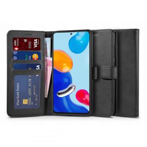 TECH-PROTECT WALLET PREKLOPNA FUTROLA ZA XIAOMI REDMI NOTE 11 4G / 11S 4G CRNI