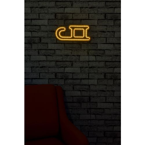 Wallity Ukrasna plastična LED rasvjeta, Sled - Yellow slika 13