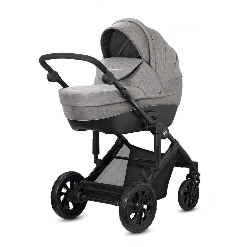 Kinderkraft kolica Prime Lite 3u1, siva slika 4