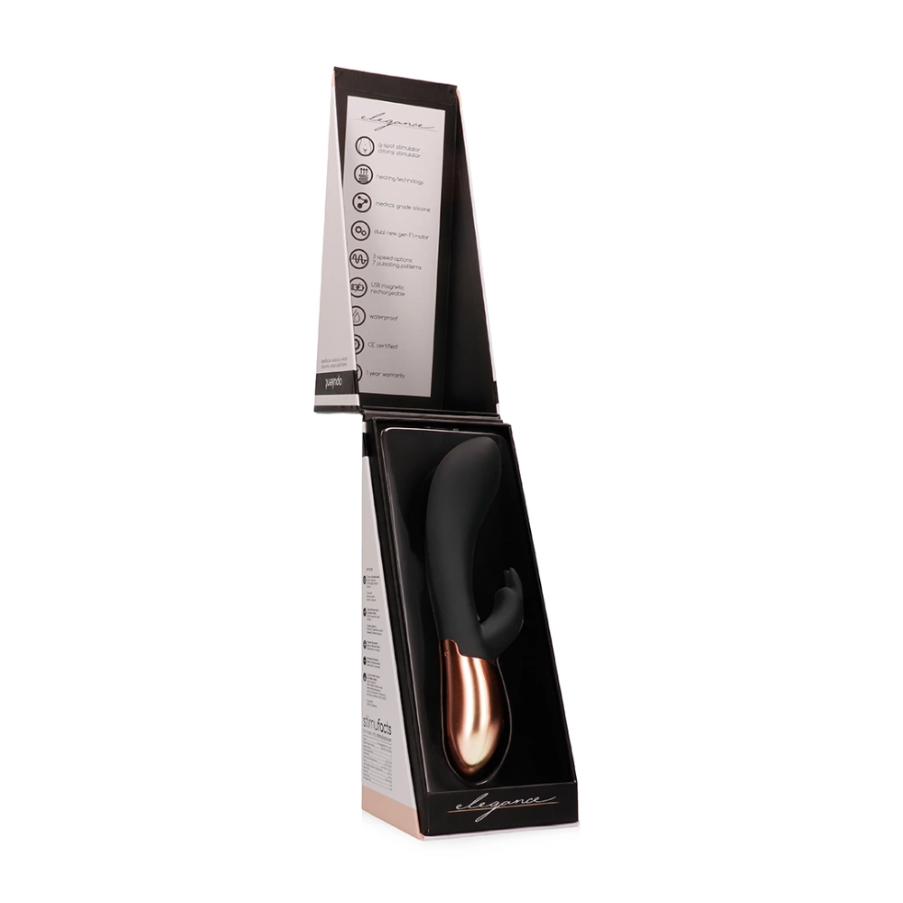 Elegance by Shots Opulent - grijaći vibrator rabbit slika 2