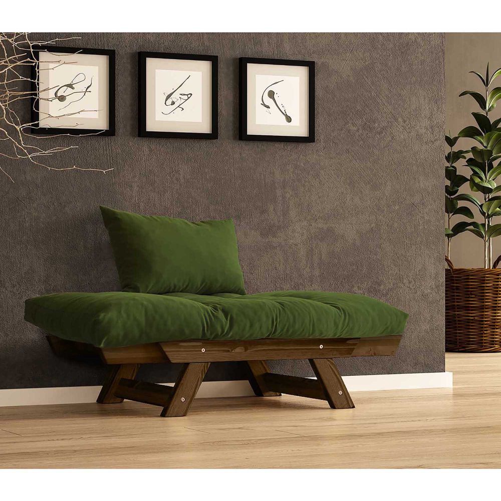 Sofa za vrt sa jednim mestom, CPT8140-140, boje: orahova zelena slika 3
