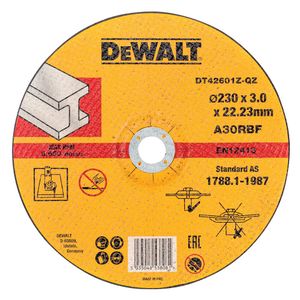 Rezna ploča metala. T27, 230X2,8X22,23mm Dewalt DT42601Z