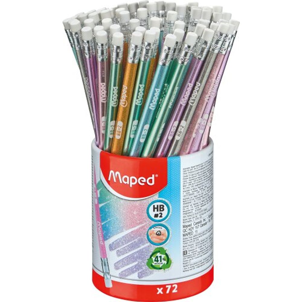 Maped Olovka grafitna 1/1 sa gumicom GLITTER slika 1