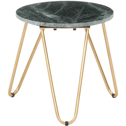 Stolić za kavu zeleni 40x40x40 cm pravi kamen mramorne teksture slika 15