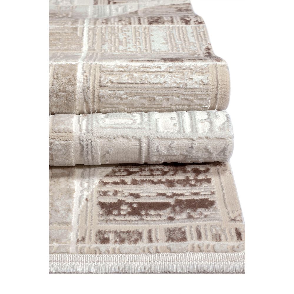 Elex 5207 Smeđi Tepih za Hol (100 x 450 cm) slika 6