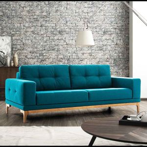 New Tulip - Blue Blue 2-Seat Sofa-Bed