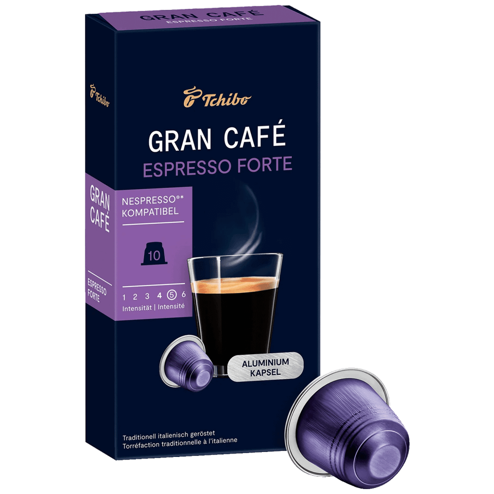 Tchibo Kapsule Gran Café Espresso Forte za Nespresso aparate, 10/1 - Gran Café Espresso Forte 10/1 slika 1