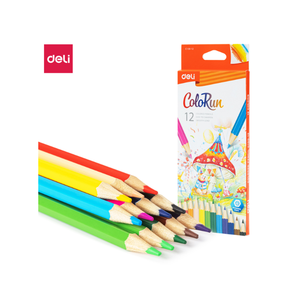 DRVENE BOJICE DELI DELI  COLORUN  1/12 EC130-12 slika 1