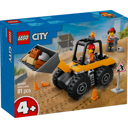 LEGO® CITY 60450 Žuti građevinski utovarivač s kotačima slika 1