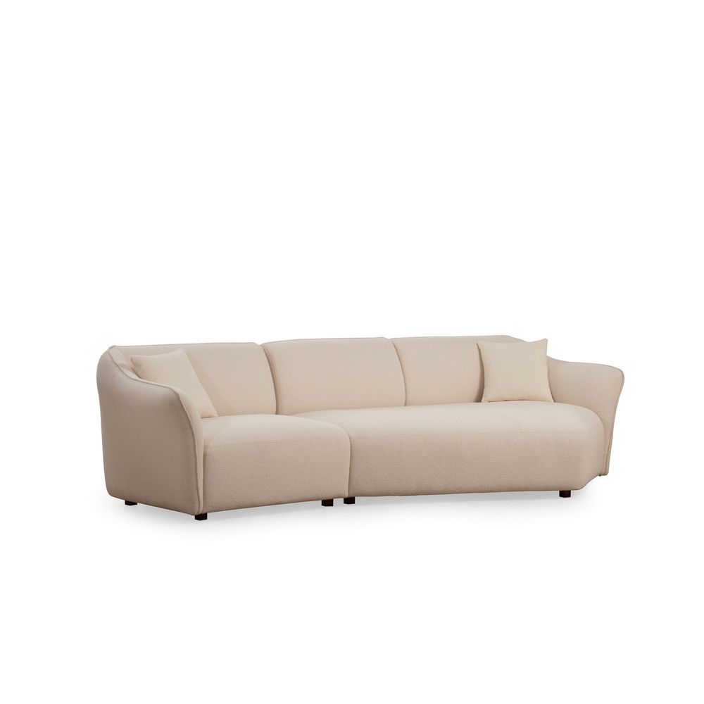 Ugaona Sofa 'Mentıs Corner 6 (L1+2Xr)' u Krem Boji slika 5