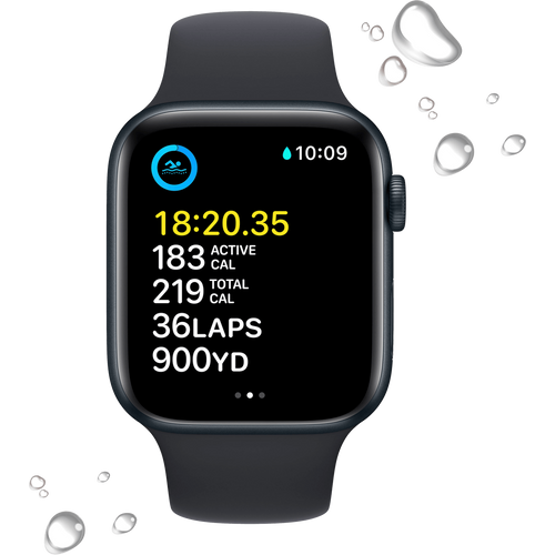 Apple SAT pametni, 1.78" LTPO OLED zaslon, vodootporan BT, WiFi - Watch SE 2022 44mm Midnight AC slika 2