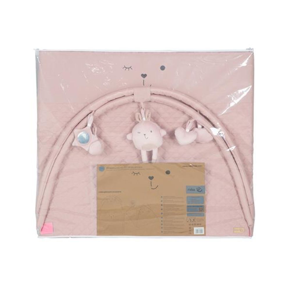 Roba Kids Podloga za igru Lily 85x75 cm, Roza slika 8