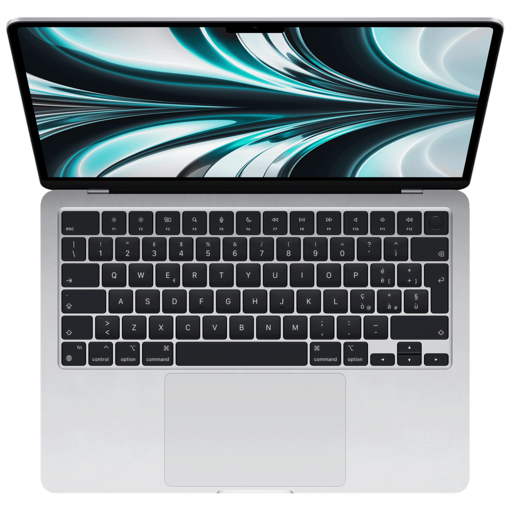 Apple Laptop 13,6", M2 chipset, 8GB DDR, SSD 256 GB - MacBook Air; MLXY3T/A, Silver slika 2