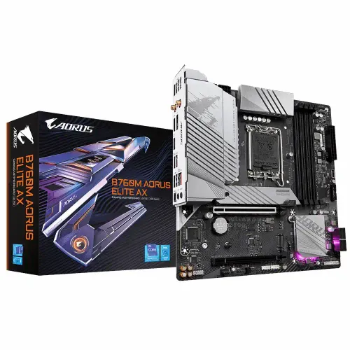 Gigabyte Matična ploča 1700 B760M AORUS ELITE AX DDR5 HDMI/DP/M.2 slika 1