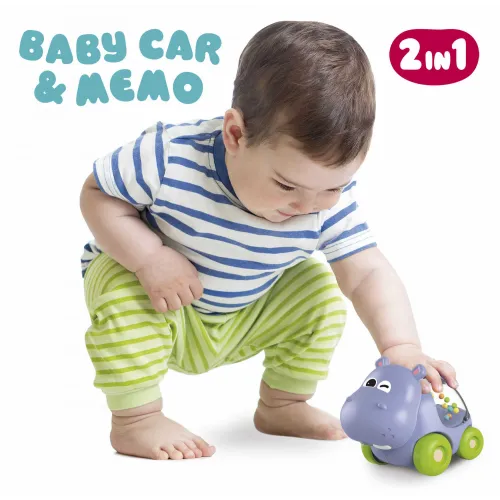 Lisciani Carotina Baby 2u1 Auto Hippo i igra Memo slika 4