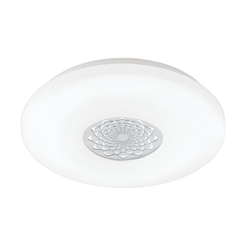 Eglo Capasso 1 plafonjera/1, led, 24w, 3600lm, prom 400, krom/bijela  slika 1